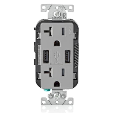 LEVITON T5832-GY Image 1