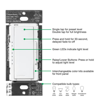 LUTRON MA-PRO-WH Image 1