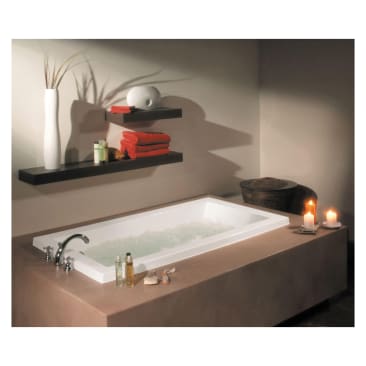 MAAX 102786-054-001 AIIKI 7236 DROP-IN HYDROFEEL TUB WHITE