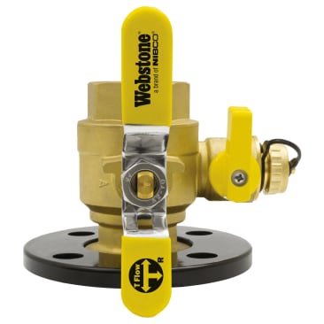 WEBSTONE H-41417HV-RF475 2 ISOLATION BALL VALVE ROUND FLANGE WITH
