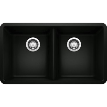 BLANCO 402679 HORIZON 30X18 UNDERMOUNT DOUBLE BOWL SILGRANIT