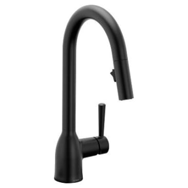 Decameron ブラックメタル black l MOEN 7475BL CHATEAU SINGLE HANDLE PULL-DOWN SPRAY KITCHEN FAUCET