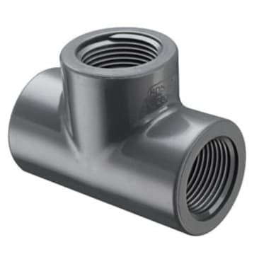 PVC SCH 80 TEE FIP/FIP/FIP Image 1