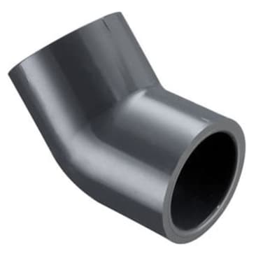 PVC SCH 80 ELBOW 45 F X F Image 1