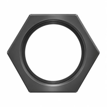 BLK MALL LOCKNUT Image 1