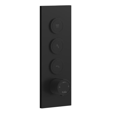 【A-FLOW】DYNASTYBLACK LINE LISA No.5 EDISLIVE 5-Light Matte Black Modern/Contemporary Clear Glass