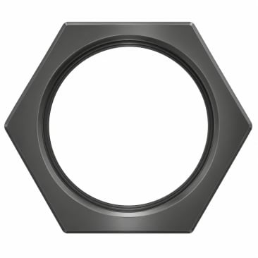 BLK MALL LOCKNUT Image 1
