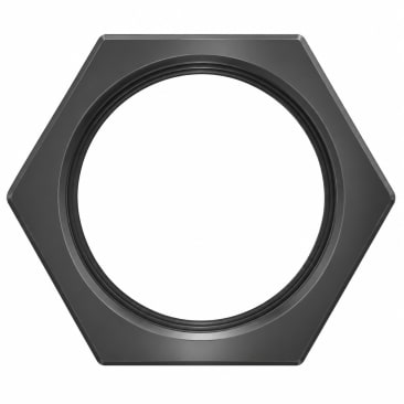 BLK MALL LOCKNUT Image 1
