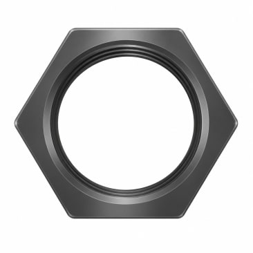BLK MALL LOCKNUT Image 1