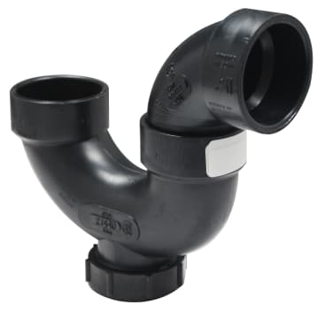 ABS P-TRAP W/CO Image 1