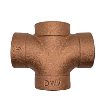 COPPER DWV CROSS Image 1