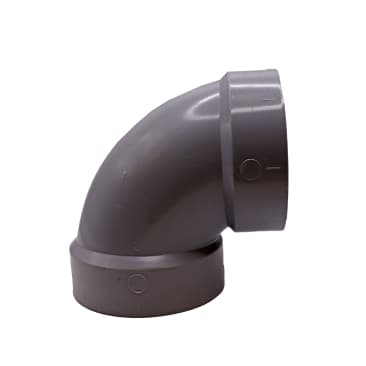 PVC DWV 90 ELBOW Image 1