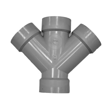 PVC DWV DOUBLE WYE Image 1
