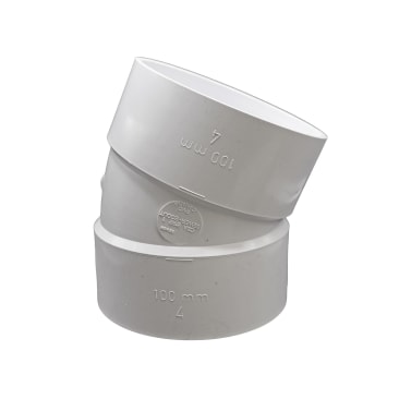 PVC D/L ELBOW 22-1/2 Image 1