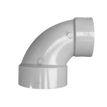 PVC DWV 90 ELBOW Image 1
