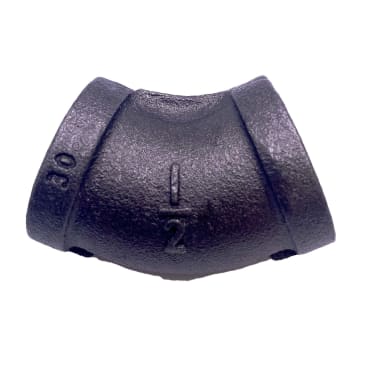 BLK MALL ELBOW 45        Image 1