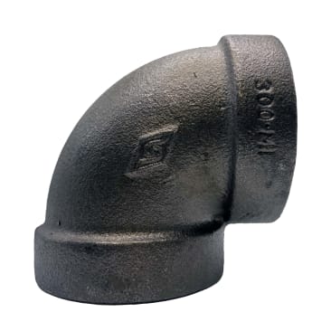 BLK MALL 300# 90 ELBOW Image 1