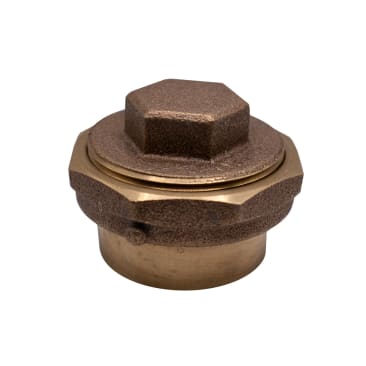 COPPER DWV CLEANOUT FLUSH Image 1