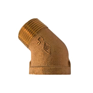 BRASS ELBOW 45 Image 1