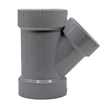 PVC DWV WYE Image 1