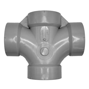 PVC DWV CROSS Image 1