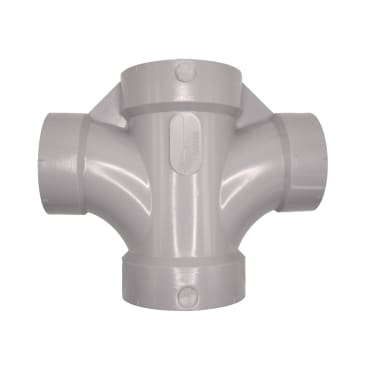 PVC DWV CROSS Image 1