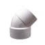 PVC D/L ELBOW 45 STR Image 1