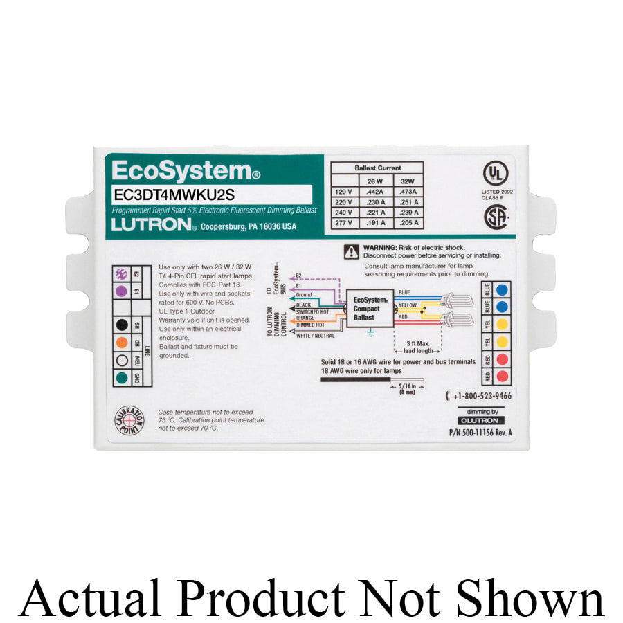 LUTRON EC3DT4MWKU1S Image 1
