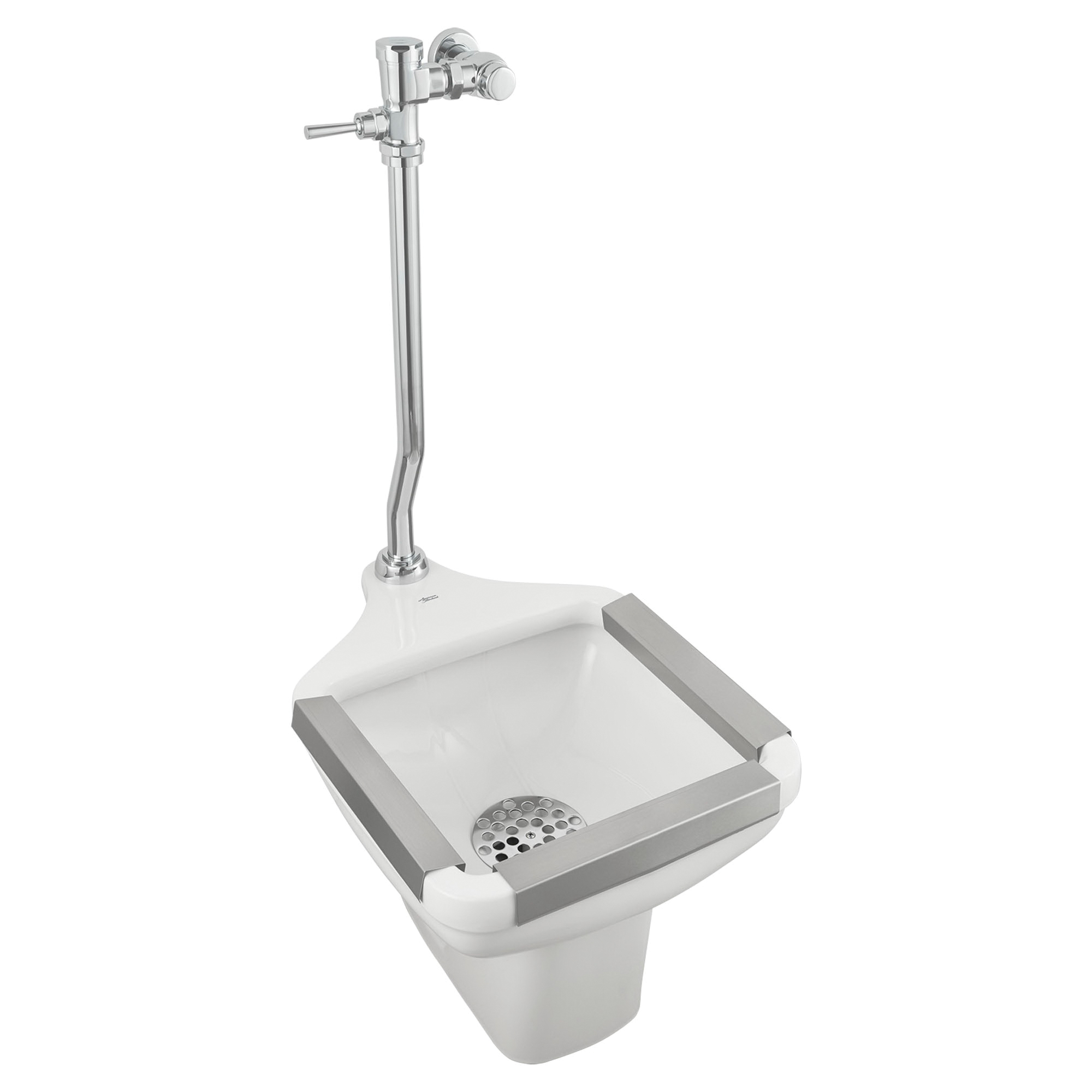 14.8 in. Floor Rim Guard Service Sink, Stainless Steel 14.8 in. Floor Rim Guard Service Sink, Stainless Steel