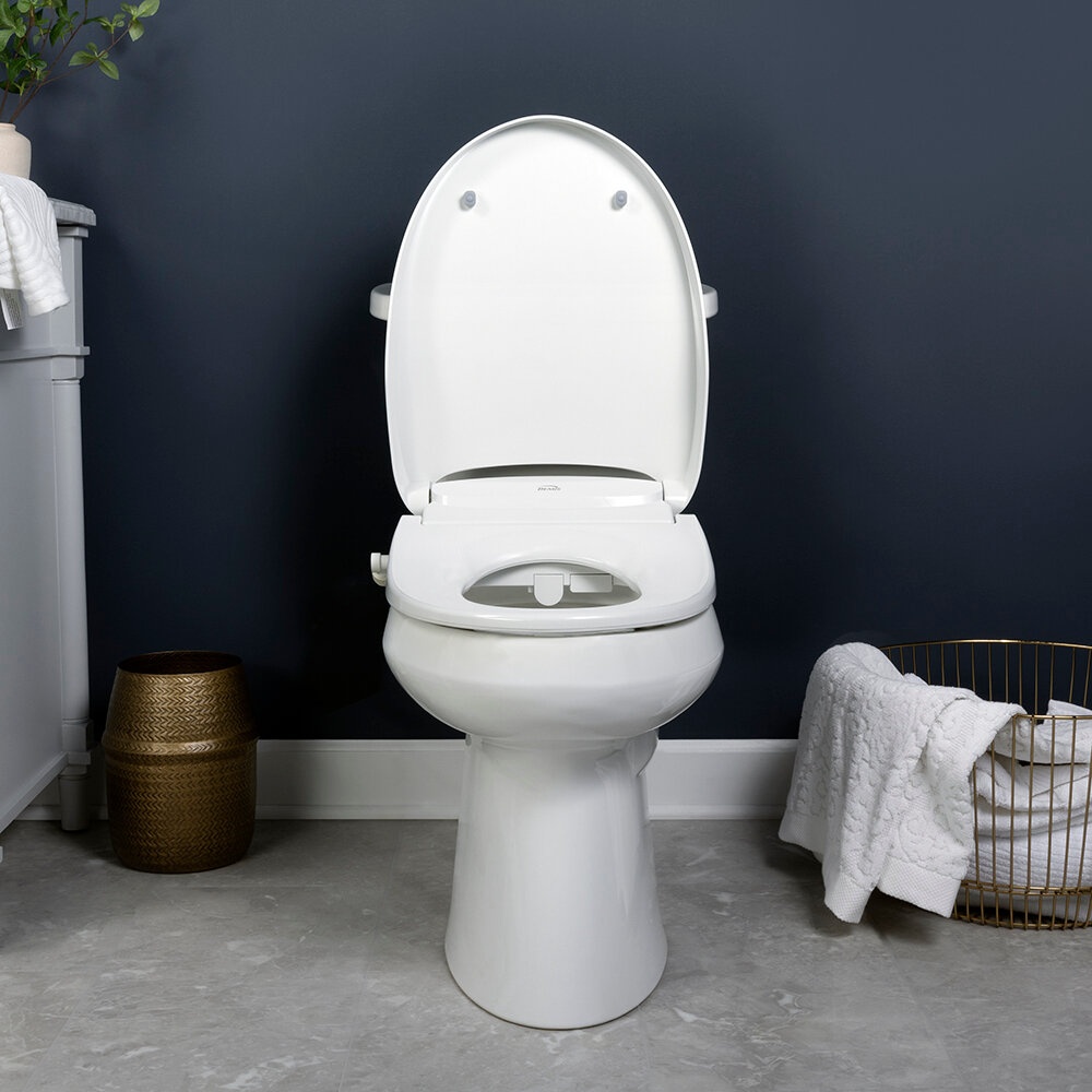 BEMIS HV5000E 000 ELONGATED CLOSED FRONT WITH COVER SMART BIDET