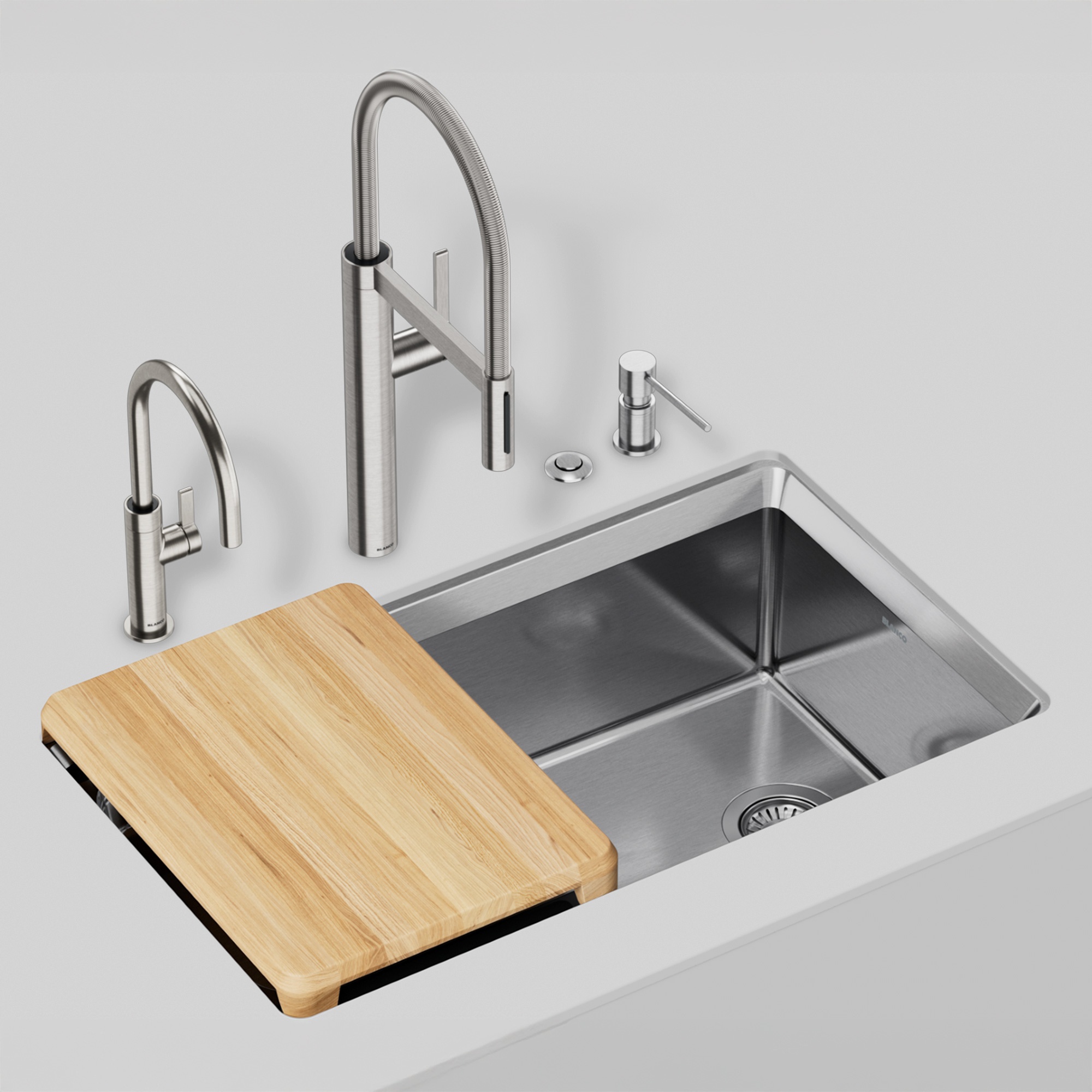 銀太「Sink in White」通販限定CD フィオーレ FIORE BLANCO 527489 BLANCOCULINA II BEVERAGE FAUCET PVD STEEL | Bartle