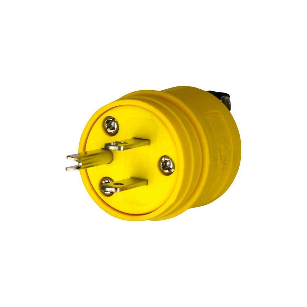 EATON 1447 PLUG INS 15A 125V 2P3W STR YELLOW | Bartle & Gibson Wholesale
