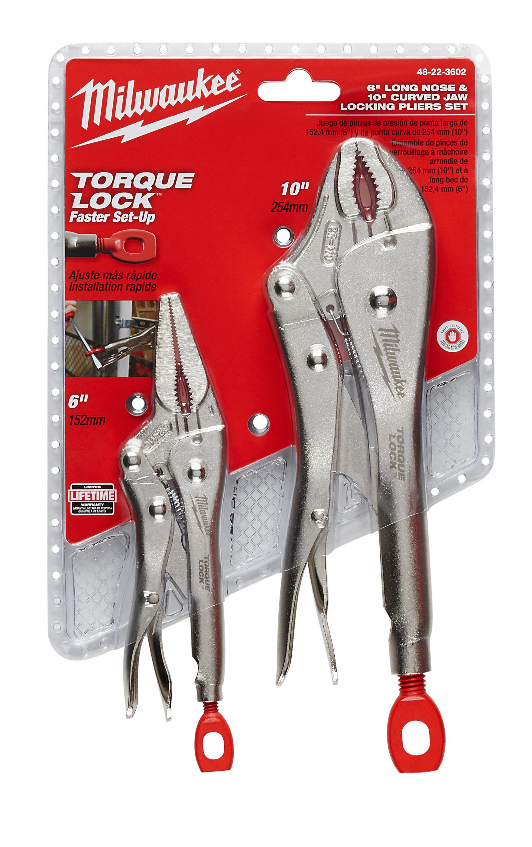 Milwaukee® | MILWAUKEE 48-22-3602 2PC 10 CRVD JAW/6 LNG NOSE