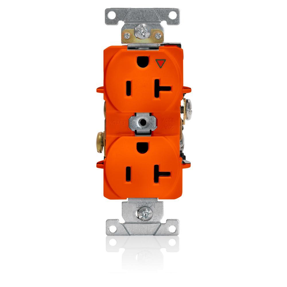 LEVITON 5362-IG 20A 125V 2-POLE 3-WIRE ISOLATED GROUND INDUSTRIAL ...