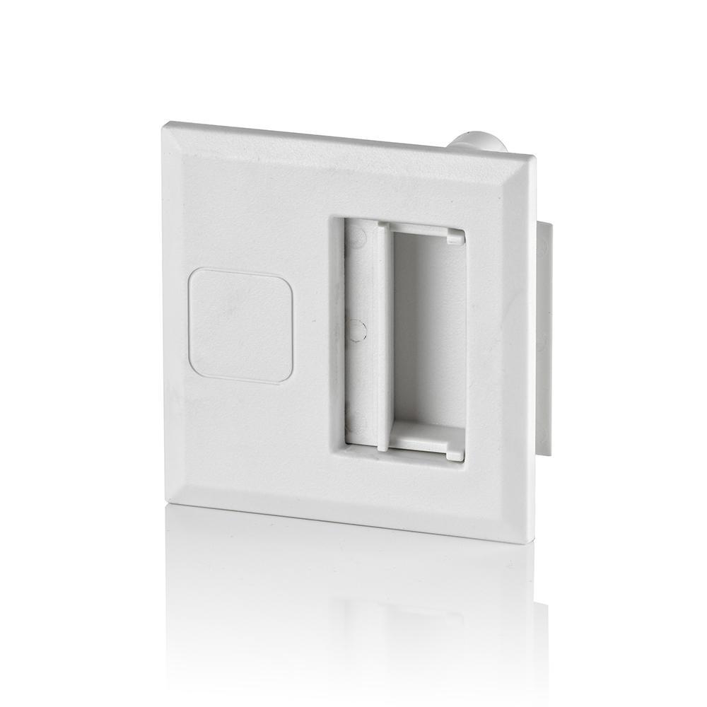 Leviton Door Latch Kit With Lock For Indoor Load Center Enclosures – White, Fits NEMA 1 Enclosures
