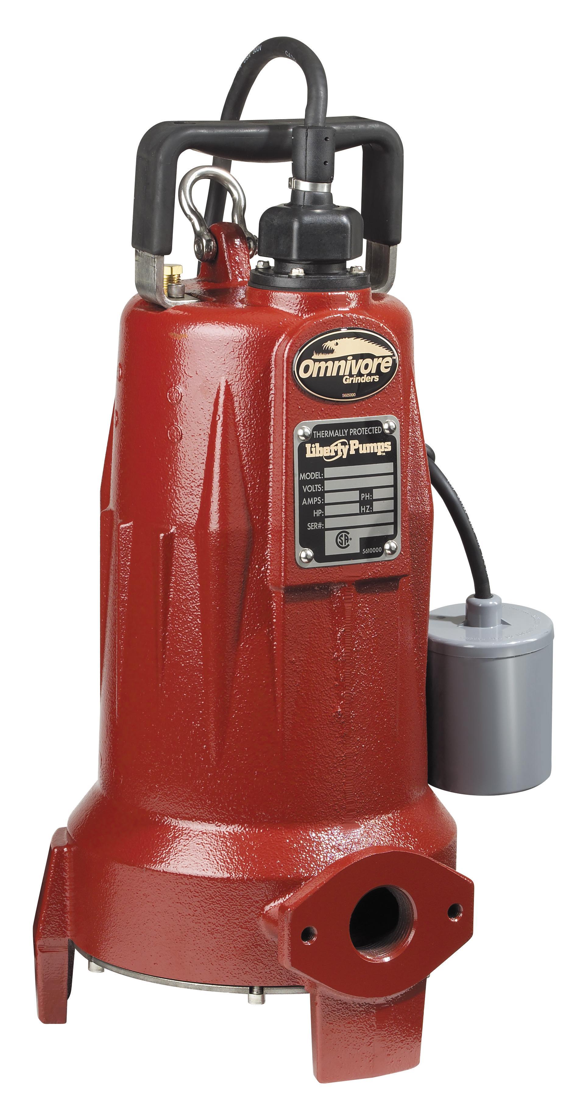 LIBERTY LSG202A 2 HP 208-230V GRINDER PUMP W/25FT CORD | Bartle ...