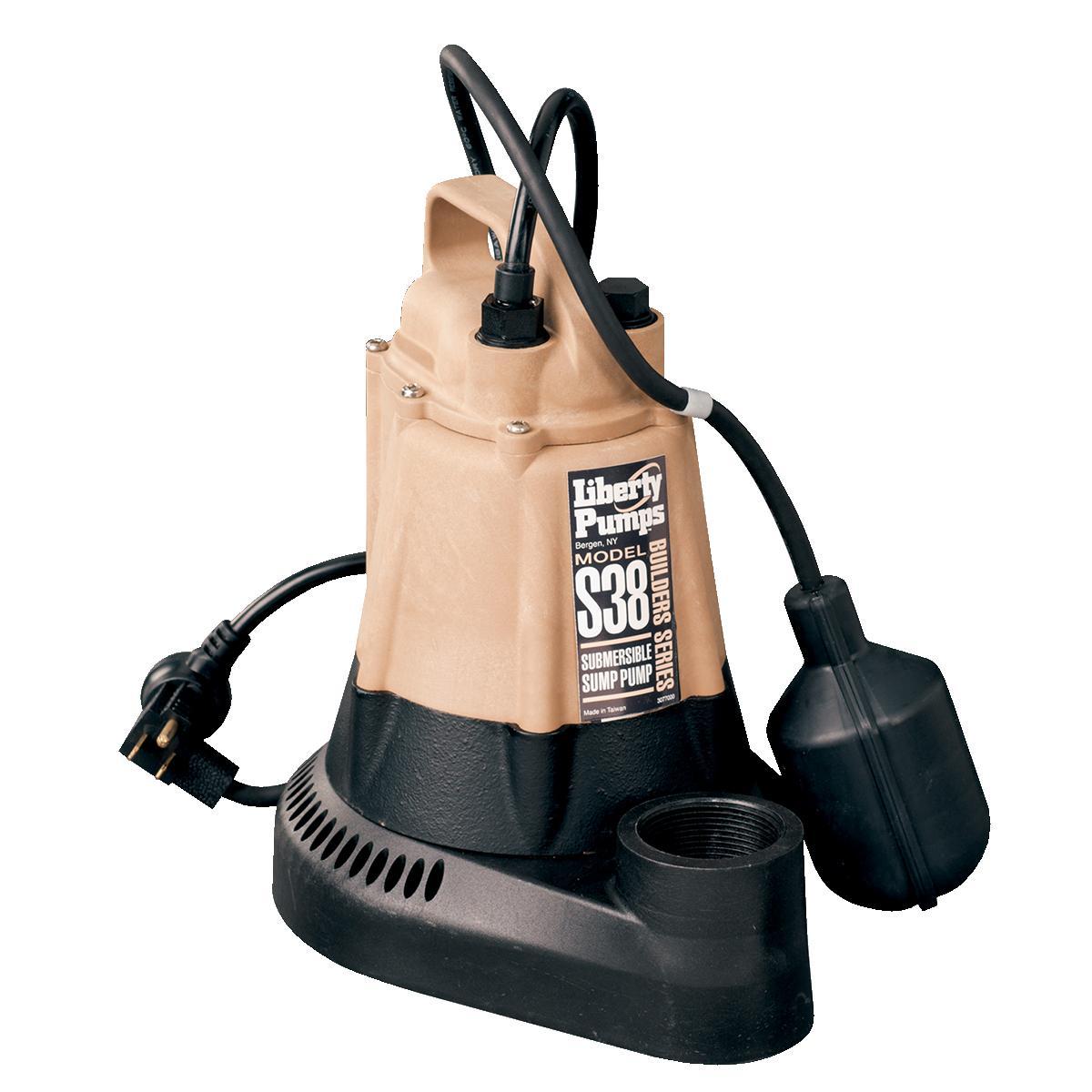 3*8様 Empire &Liberty LIBERTY S38 SUBMERSIBLE SUMP PUMP 1/3HP FLT SWTCH 115V | Bartle