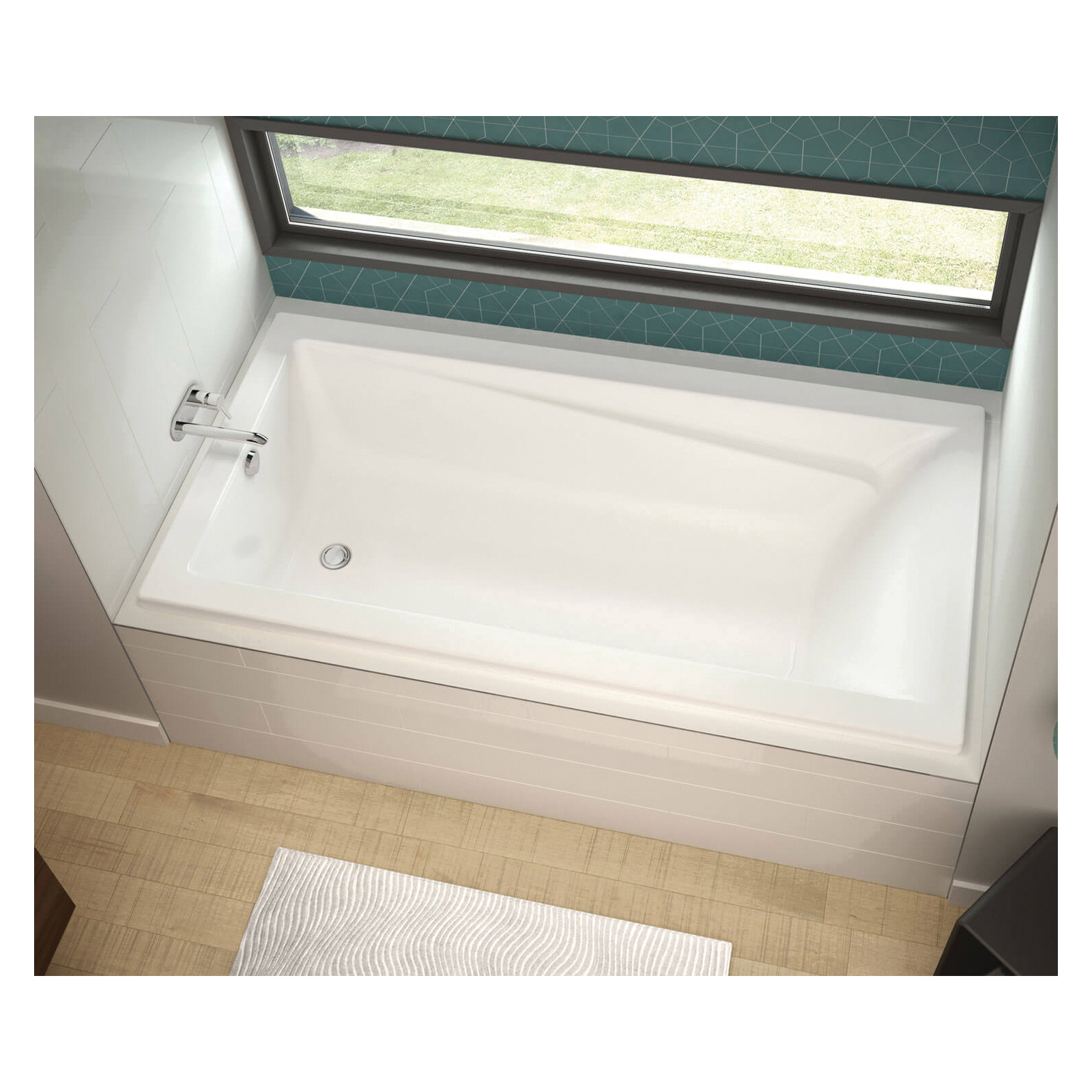 MAAX 105513-000-001 EXHIBIT 6032 DROP-IN TUB WHITE | Bartle