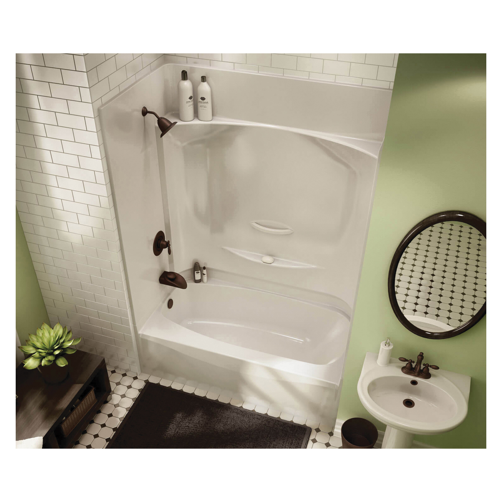 MAAX 145012-L-000-002 KDTS-3260 LEFT HAND DRAIN TUB & SHOWER 4PC