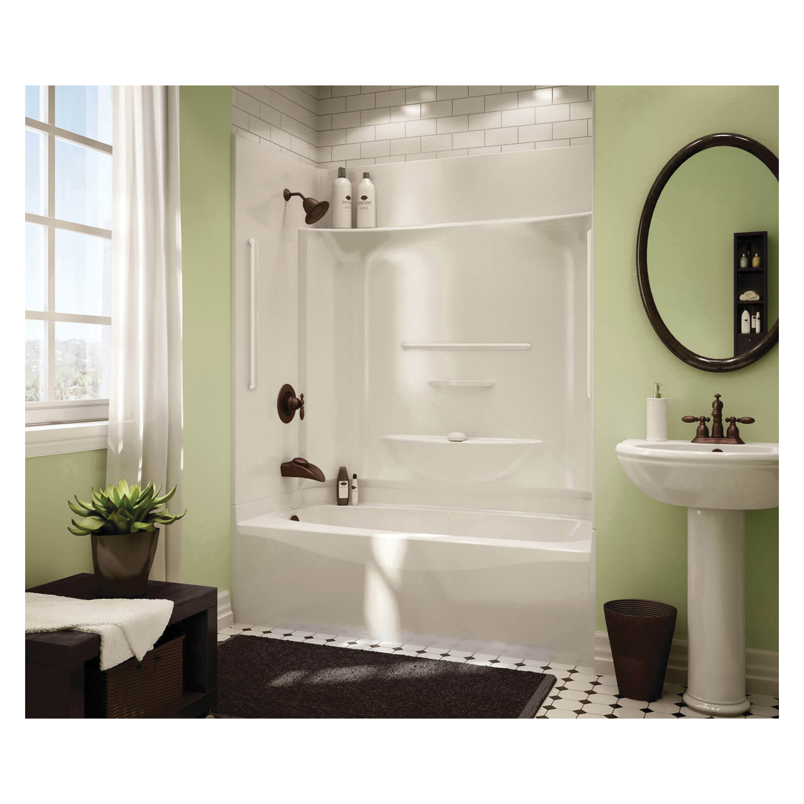 MAAX 145012-L-000-002 KDTS-3260 LEFT HAND DRAIN TUB & SHOWER 4PC