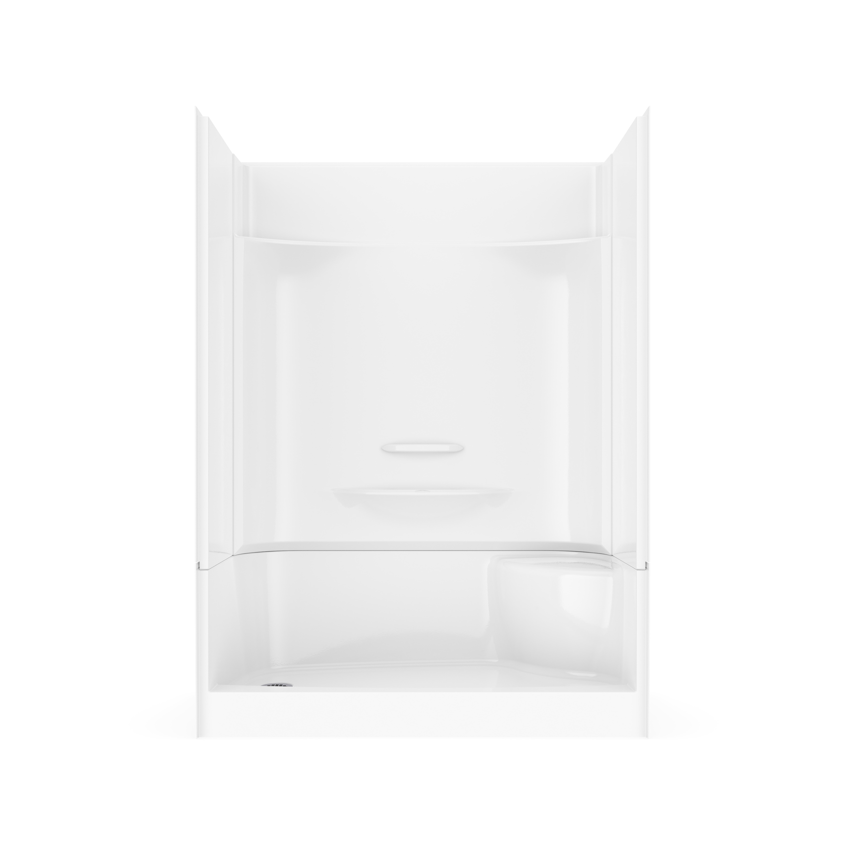MAAX 145037-R-000-002 KDS-3060 AFR SHOWER RIGHT HAND SEAT 4PC PIN