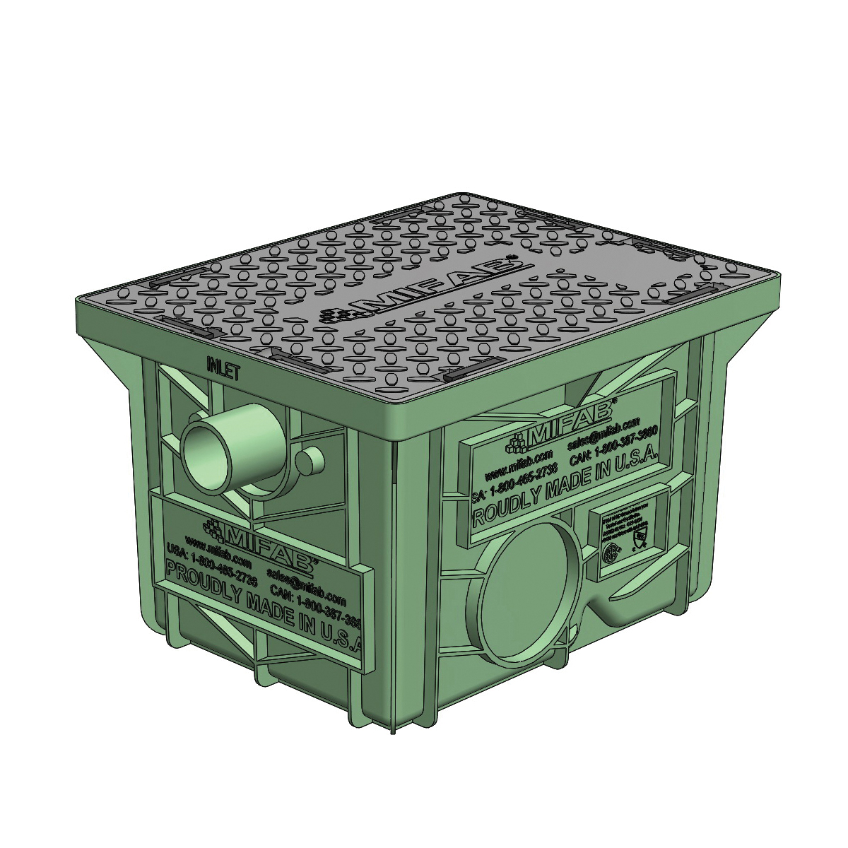 MIFAB LIL-10 10 GPM PL GREASE INTERCEPTOR 20LB | Bartle