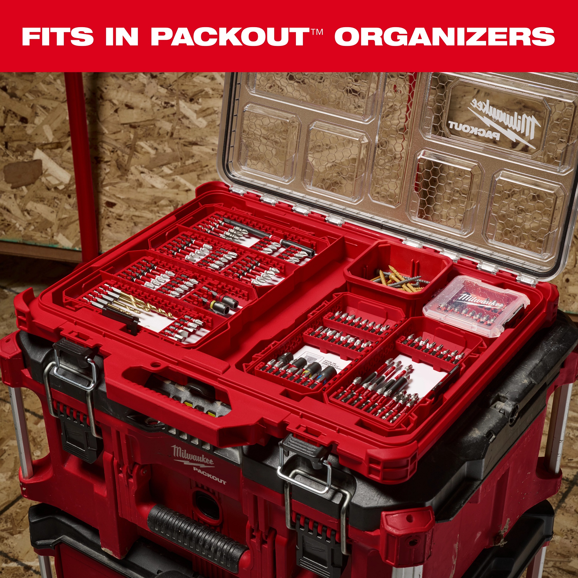 MILWAUKEE 48-32-9921 CUST MEDIUM CASE FOR IMPACT DRIVER ACC