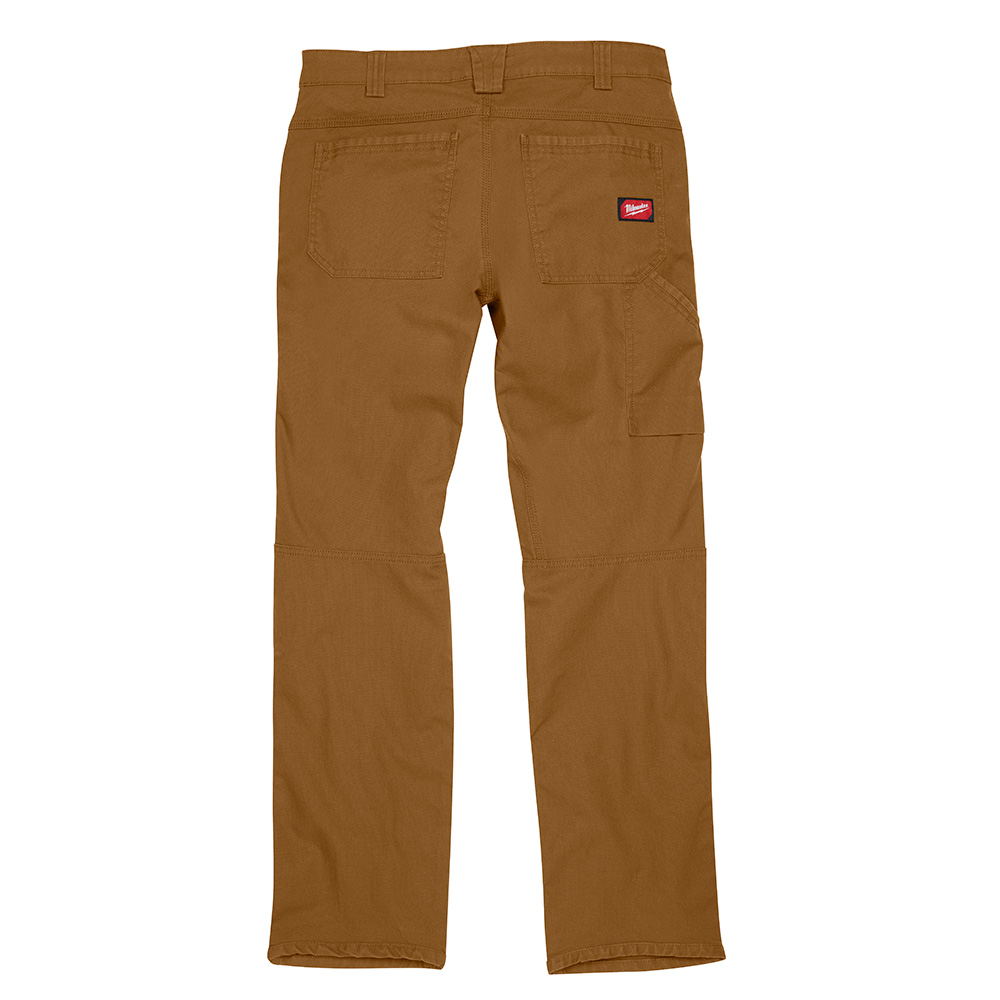 MILWAUKEE 701K-3634 HEAVY DUTY FLEX WORK PANTS KHAKI 36X34