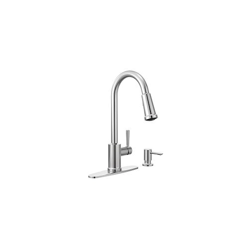 MOEN 87090 INDI 1H HIGH ARC PULLDOWN KTN FCT | Bartle & Gibson