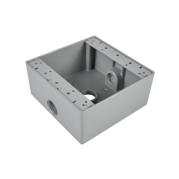 RAB 095786 5313D 1/2FS BOX 2 GANG 3 OUTLET | Bartle & Gibson