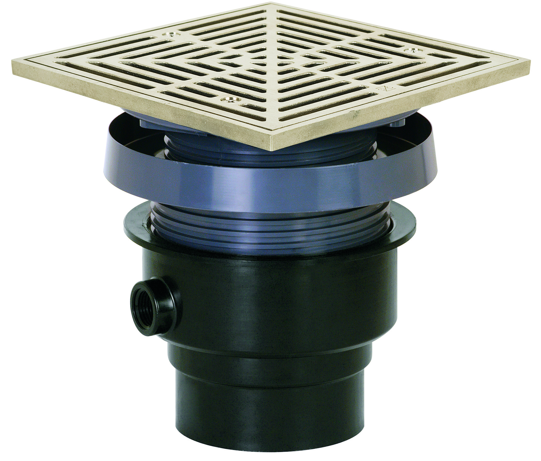SIOUX CHIEF 832-36ANQ FINISH LINE 3 ABS DRAIN WITH 6 NICKEL BRONZE
