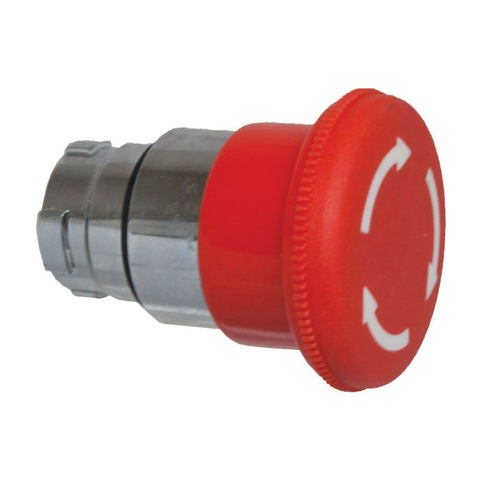 TECHSPAN PB-BS54 MUSHROOM HEAVY DUTY TWIST RELEASE ACTUATOR RED 40MM ...