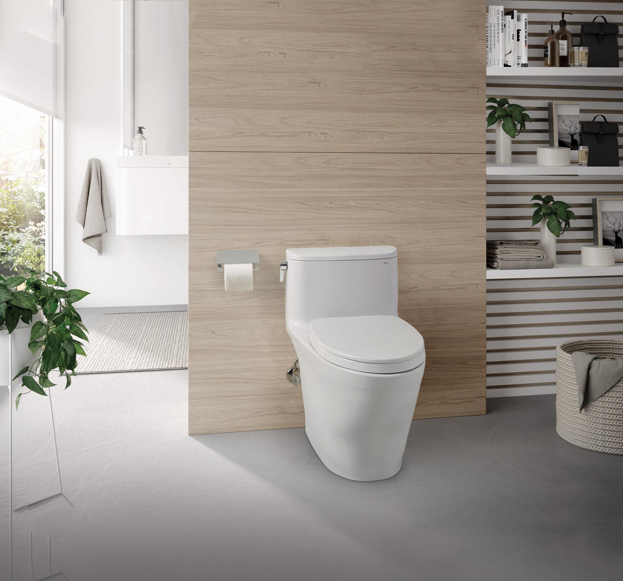TOTO MS642124CEFG#01 NEXUS 1PC WATER CLOSET 1.28GPF COTTON
