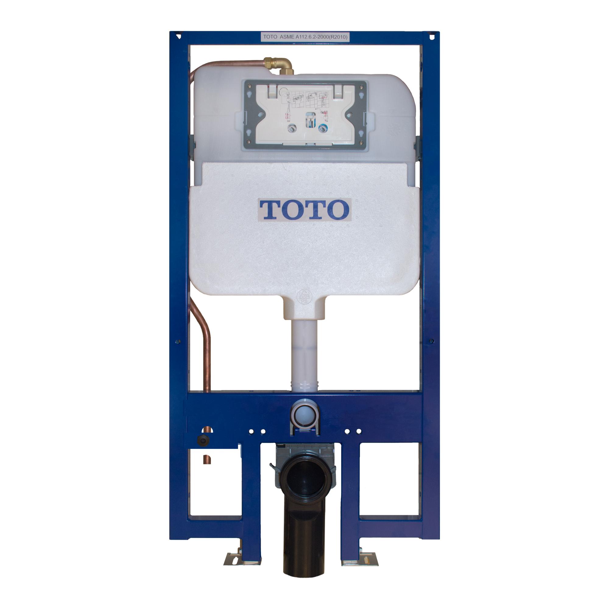 TOTO WT172M IN-WALL TANK ONLY WITH COPPER PIPE 1.28GPF/.9GPF